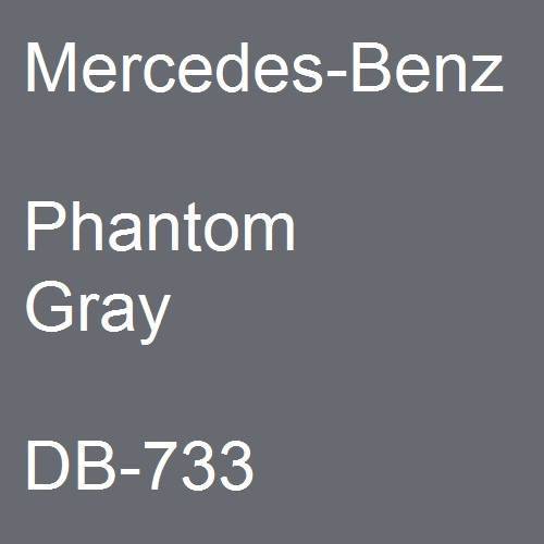 Mercedes-Benz, Phantom Gray, DB-733.